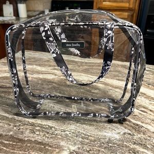 Vera Bradley Clear Cosmetic Bag